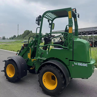 Kompakter Elektrischer Radlader 18KW Doppelmotor 15km/h Fahrgeschwindigkeit LiFePO4-Batterie Betriebener Lader IP67 für die Landwirtschaft