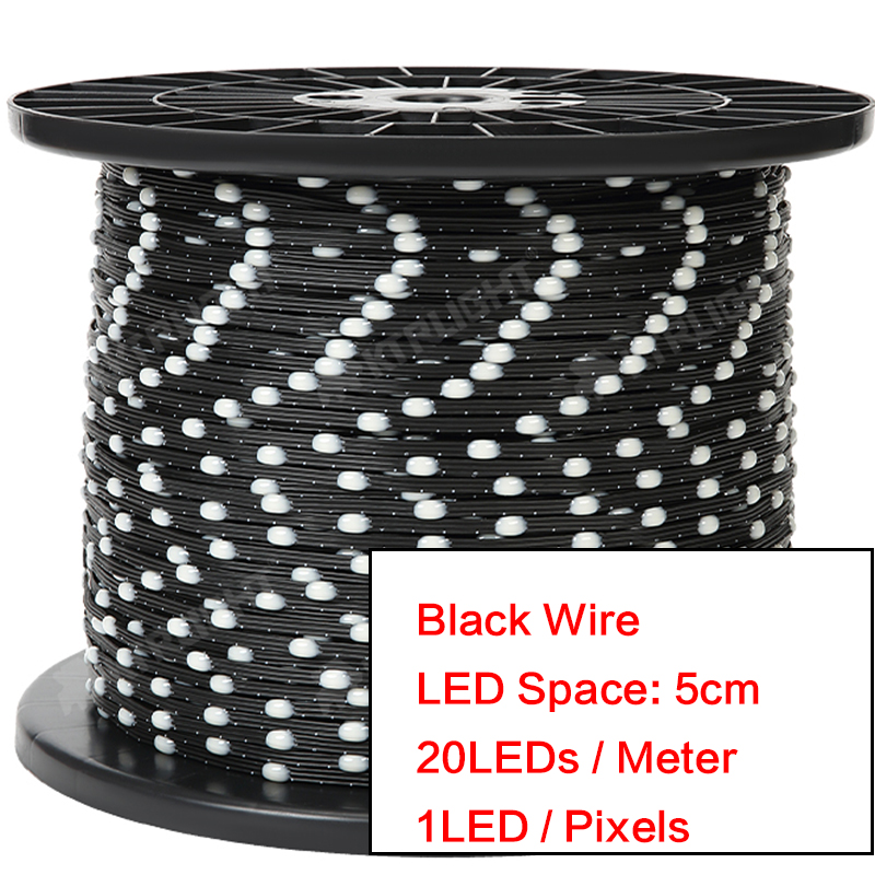 Black-5cm Space-20LEDs/ M