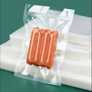 Sac d'emballage sous vide étanche pour aliments surgelés résistant aux odeurs Pochette de rangement pour scelleuse sous vide avec logo