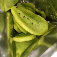 Gefreeze-droogde zoete kiwi-schijfjes bulk gezonde knapperige gedroogde fruitsnack kant-en-klaar FD-proces waterconservering ISO Yutangyuan