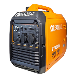 Générateur double 4000W à démarrage à distance, silencieux, portable, à essence, à onde sinusoïdale pure pour la sauvegarde domestique 004-007, fonctionnement silencieux, conforme aux normes anti-bruit UE - Product Image 2
