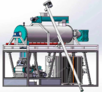 1 tonne par heure extrudeuse de flocon de maïs à vapeur bovin mouton crabe machine de formage de flocons