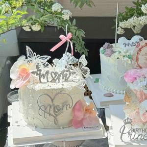 Día <span class=keywords><strong>DE</strong></span> LA MADRE flor pastel decoración mamá mariposa con diamante MOM mariposa pastel plugin madres pastel toppers - Product Image 1