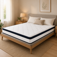 Matelas épais à double usage hôtel-chalet, matelas de chambre silencieux à ressorts indépendants