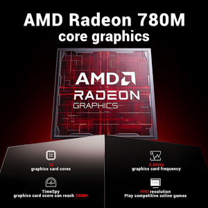 Trong kho Máy tính để bàn nhỏ PC firebat thương hiệu mn56 mô hình AMD R7 8745hs Octa lõi 16GB + 512GB DDR5 EU chúng tôi phích cắm Chất lượng cao Mini PC - Product Image 4