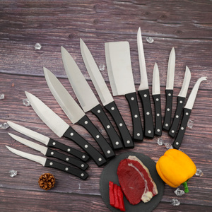 Couteaux de cuisine à manche antidérapant : Couteaux à désosser et couteaux polyvalents - Désosser le poulet, trancher le <span class=keywords><strong>salami</strong></span>. Boucherie et charcuterie. Ensemble de couteaux de cuisine - Product Image 1