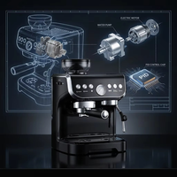 Machine à expresso semi-automatique professionnelle Pancerka, machines à expresso commerciales pour usage domestique