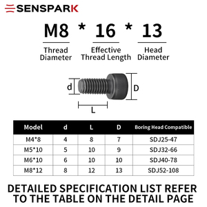 M2.5m3m4m5 công cụ nhàm chán <span class=keywords><strong>CNC</strong></span> lục giác chip vít 12.9 cấp độ chính xác nhàm chán đầu cutterhead vít - Product Image 5