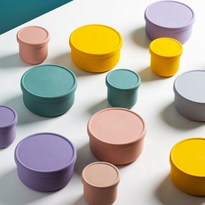 Đa Chức Năng Không Thấm Nước <span class=keywords><strong>Sealable</strong></span> Thực Phẩm Grade Silicone <span class=keywords><strong>Box</strong></span> Trái Cây Snack Cup Bé Lưu Trữ Thực Phẩm Container Với Nắp - Product Image 3