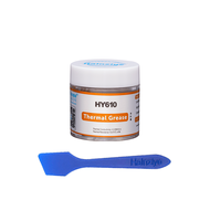 Pâte thermique dorée pour système de refroidissement CPU/GPU d'ordinateur, dissipateur thermique, 10g dans un pot/bocal