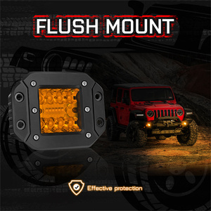 4.7 pouces 84W blanc ambre Combo LED éclairage auxiliaire tout-terrain assemblage conduite <span class=keywords><strong>feux</strong></span> de travail - Product Image 5