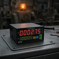 Tachymètre numérique à 6 chiffres LED, fréquence, compte-tours, vitesse, communication Modbus RTU RS232, précision de 0,1%, 90-260V