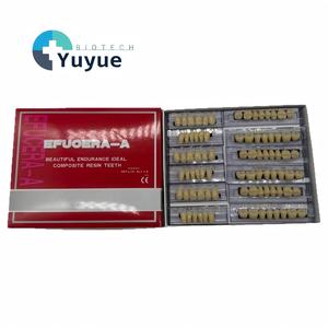 Set Completo di Denti in Resina Composita, 28 Pezzi per Scatola, Diverse Misure e Tonalità, Materiale per Modellismo Orale e Formazione Artigianale - Product Image 1