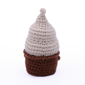 Cross-border popular mini cakes, positive energy handmade yarn knitting jewelry ornaments <b>dolls</b> boutique desserts crochet <b>dolls</b> - Product Image 2