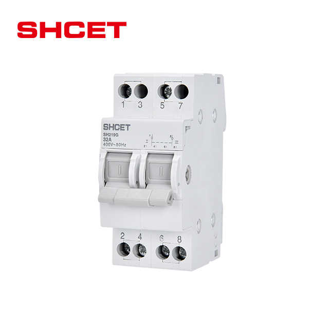 Modular Manual Changeover Switch 2P 3P 4P  Din Rail  Modular Manual Changeover 16A 20A 25A 32A 40A 63A Modular Manual Changeover
