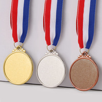 Fabricant Médaille Vente en gros 3D Or Argent Bronze Alliage de zinc Médaille en métal