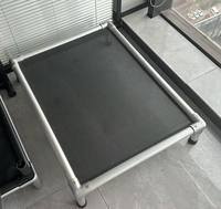 Lit surélevé pour chien en aluminium résistant aux intempéries, résistant aux morsures, lit rafraîchissant pour animaux de compagnie, léger, pour toutes les tailles de chiens