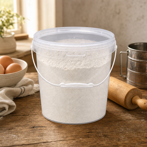 Secchio in Plastica PP per Alimenti con Coperchio Sigillato, da 1 a 30L, Contenitore per Spezie Cinesi, Zuppe e Stufati - Product Image 2
