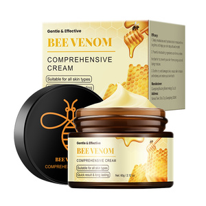 Crème pour le <span class=keywords><strong>visage</strong></span> au venin d'abeille 60g, raffermissante, anti-âge, nourrissante, <span class=keywords><strong>hydratante</strong></span>, formule douce pour tous les types de peau, OEM, étiquette privée - Product Image 1