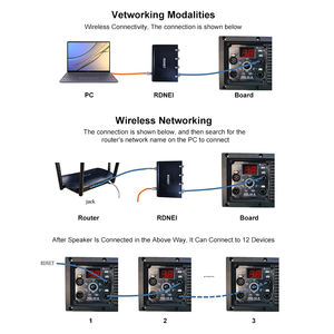 HDL30AA Double 10 pouces 2000W Néodyme DSP 2200W Amplificateur Subwoofer Basse Actif Professionnel Double 10 pouces Haut-parleurs Line Array - Product Image 5