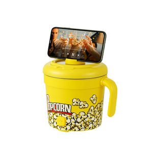 Macchina per Popcorn Elettrica Portatile Automatica Mini con Finestra Trasparente per Uso Domestico, Macchina per Popcorn Fai-da-Te per Bambini - Product Image 6