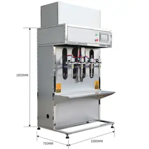 4/6 Nozzles Semi Automatic Liquid Water Filling And Capping Machine For 20 Liter Bottle Filling Machines