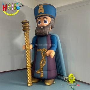 Ballon gonflable humain extérieur, modèle de vieil homme gonflable personnalisé, dessins d'art de bande dessinée pour la publicité - Product Image 6