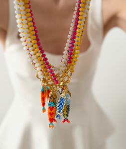 Collar con Colgante de Pez Hecho a Mano con Cuentas, Cadena de Cuentas Coloridas, Lindo Collar con Dije de Pez para Mujeres y Niñas, Joyería para Uso Diario, Regalo para Fiestas - Product Image 2