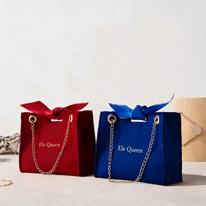 Bolsa de Joyería Portátil Redonda de Gamuza, Personalizable con Logotipo y Diseño de Lazo Pequeño, para Empaque de Regalos - Product Image 3