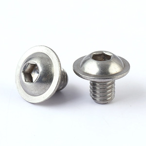 Vis autotaraudeuse à tête ronde électronique en acier au carbone, zinguée blanc, avec méson - Product Image 2