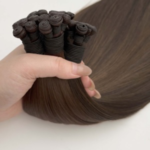 ตัวอย่างฟรี YSG Hair Genius Weft ผมต่อแบบเส้นตรงและแบบหยิก Genius Weft ขายส่ง - Product Image 6