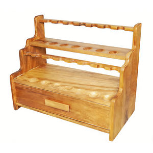 Support à pipes à 3 niveaux Xiaoxiong Juglans Regia, <span class=keywords><strong>en</strong></span> <span class=keywords><strong>bois</strong></span> massif, support pour pipes à tabac, présentoir de luxe pour bureau, vente <span class=keywords><strong>en</strong></span> gros OEM - Product Image 4