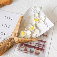 BH Handgewebte Baumwoll-Blatt Künstliche Blumensträuße Umweltfreundliche Exquisite Verpackung Heimdekoration Festtagsgeschenke Chinesisches Neujahr