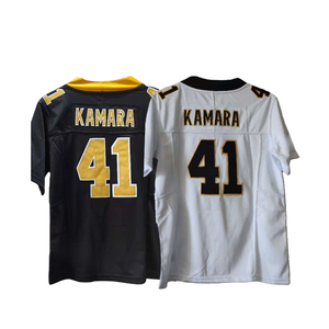 Maillots de football américain pour femmes en gros, cousus, maillot de football américain 41 Kamara, New <span class=keywords><strong>Orleans</strong></span>, chemises en mesh, acceptent la personnalisation - Product Image 4