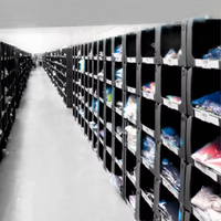 Bacs de tri en plastique ondulé à ouverture frontale faciles à choisir, personnalisables en couleur et taille, avec impression, en PP, pour le stockage de produits