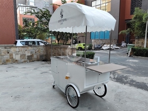 Carretto Gelati Più Venduto, Carrello Portatile per Gelati e Ghiaccioli, Mini Carrello Refrigerato, Carretto Gelati a Spinta Manuale - Product Image 2
