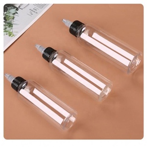 Wholesale 5ml to 500ml <b>Squeeze</b> <b>Bottle</b> Transparent Oil <b>Bottles</b> for Hair PET Plastic Refillable <b>Bottles</b> With Twist Top Cap - Product Image 5