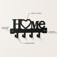 Panneau HOME élégant et minimaliste avec crochets, support de rangement spécialisé pour manteaux et chapeaux, couleurs personnalisables