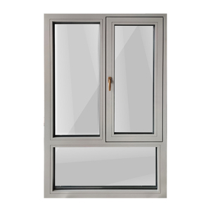 Fenêtres en bois recouvertes d'aluminium, fenêtres modernes en aluminium pour résidences, couleur personnalisée, <span class=keywords><strong>prix</strong></span> des fenêtres d'hôtel - Product Image 5