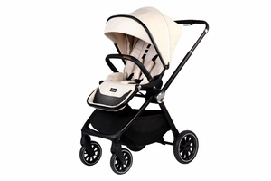 <span class=keywords><strong>Poussette</strong></span> 3-en-1 CUIKE pour bébé, chariot de transport pliable en alliage d'aluminium léger, chariot en lin, capacité de charge de 15 kg - Product Image 5