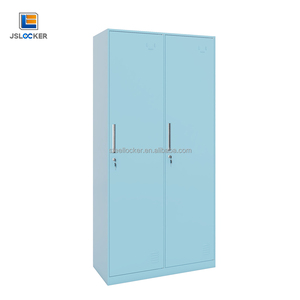 Penyusun pakaian baja karyawan loker kuliah Gym mengubah ruang lemari dengan dua pintu di langit biru - Product Image 2