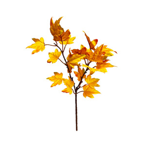 Hoja de arce artificial fácil de conseguir, flor de seda de un solo tallo de 100cm-200cm para decoración del hogar, accesorios para bodas y Acción de Gracias - Product Image 5