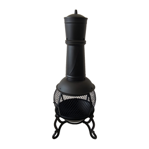 En Oferta: <span class=keywords><strong>Chimenea</strong></span> Alta para <span class=keywords><strong>Leña</strong></span> <span class=keywords><strong>de</strong></span> Acero al Carbono Negro para Exteriores, Ideal para Acción <span class=keywords><strong>de</strong></span> Gracias - Product Image 2