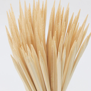 Palillos Cuadrados de Bambú Natural Biodegradables y Ecológicos a Precio Económico, Fáciles de Limpiar, para Carne, Uso en Cocina al Aire Libre, Compostables y Ecológicos Personalizados - Product Image 1