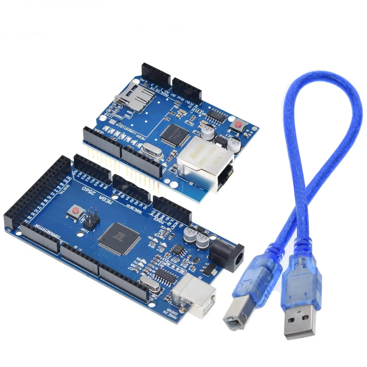 TZT UNO Ethernet W5100 network expansion board SD card Shield for arduino with Mega 2560 R3 Mega2560 REV3