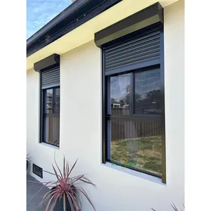 Automatic Security Aluminium Metal Roller Rolling up Shutter para Windows Portas Furacão Shutter Storm