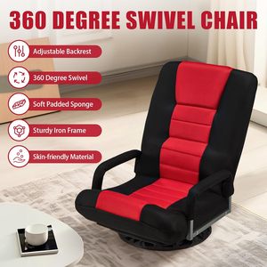 Chaise longue simple moderne rotative transfrontalière <span class=keywords><strong>populaire</strong></span> pliable pouf Tatami plancher chaises de jeu vidéo pour balcon jeu Ins - Product Image 2