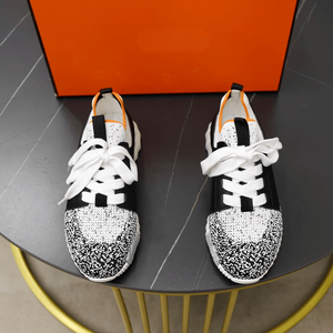 Baskets classiques décontractées pour hommes en cuir souple épissé, semelle souple et rebondissante, semelle stable, pour usage quotidien et grande endurance - Product Image 4