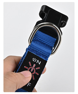 Neuer Bestseller Fabrik-Niedrigpreis Großhandel USB LED Doppel-Glasfaser Leuchtender Sicherheitskragen für Haustiere Katzen und Hunde - Product Image 3