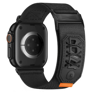 Nueva <span class=keywords><strong>Correa</strong></span> de Reloj de Nailon Trenzado con Hebilla Reforzada para <span class=keywords><strong>Apple</strong></span> <span class=keywords><strong>Watch</strong></span> Series 7-S10/S11, <span class=keywords><strong>Correa</strong></span> de Repuesto Universal - Product Image 5